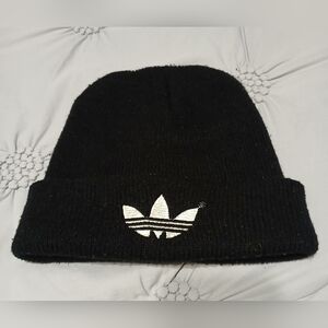 Men's Classic Adidas Black Knit Beanie